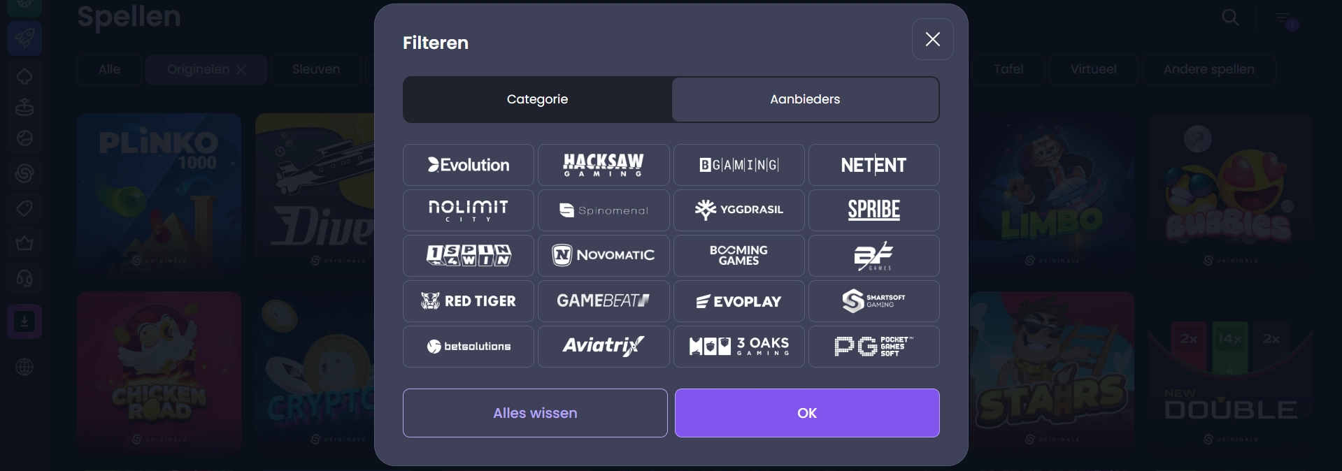 Bet Spino Casino providers beste game-ontwikkelaars op één plek