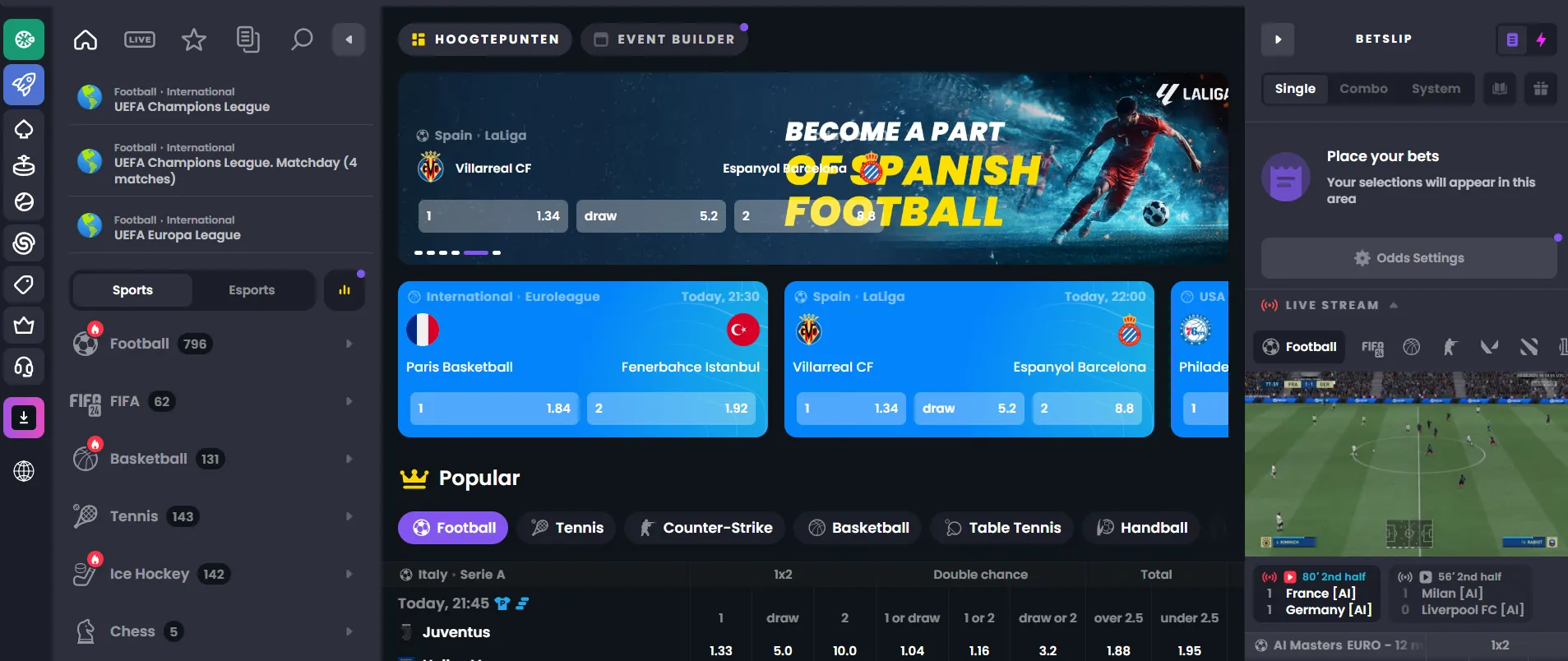 Bet Spino Casino sports wed op je favoriete sporten met hoge odds